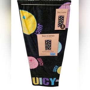 NWT Juicy Couture Smiley Face Beach Towel